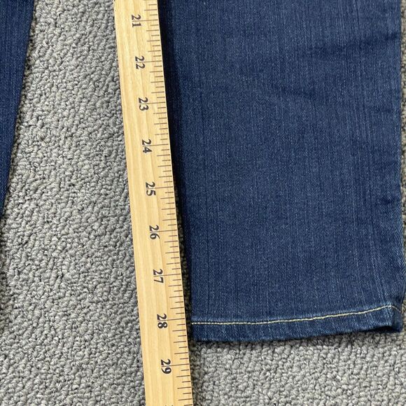 Paige Womens Jeans Size 26 Blue Hoxton Ankle Denim Flawed - Picture 13 of 16